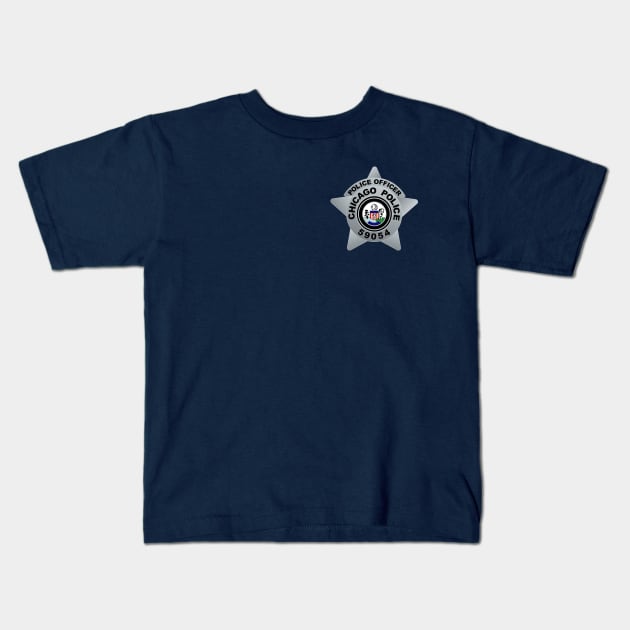 CHICAGO P.D. - BADGE - 59054 - POLICE OFFICER - ADAM RUZEK Kids T-Shirt by emilybraz7